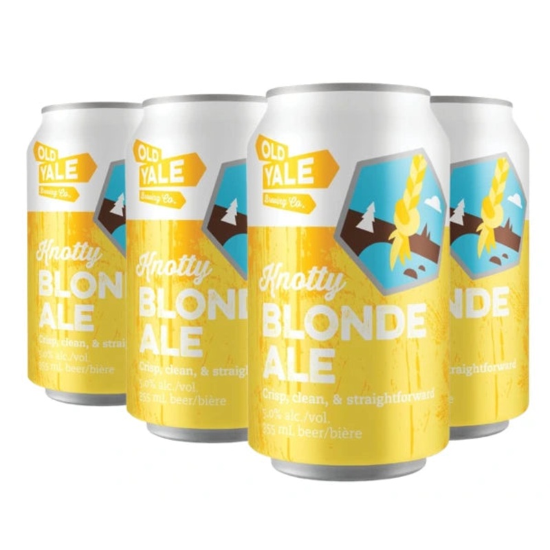 OLD YALE KNOTTY BLONDE ALE 355ML 6PK CAN @ St. Albert [1014926] 2130 ml