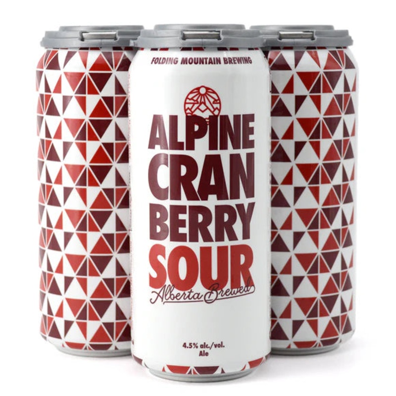 FOLDING MOUNTAIN ALPINE CRANBERRY SOUR ALE 473ML 4PK CAN @ Red Deer [1009909] 1892 ml