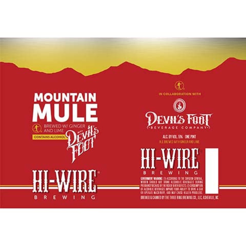 Hi-Wire Brewing Mountain Mule Devil’s Foot 16OZ SINGLE CAN