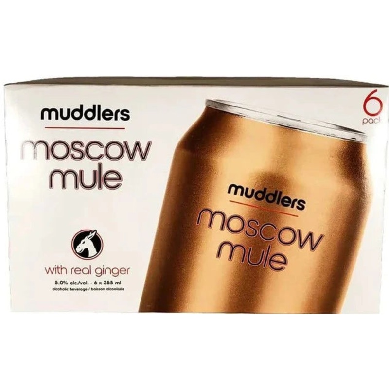 MUDDLERS MOSCOW MULE 355ML 6PK CAN @ Township [1005959] 2130 ml