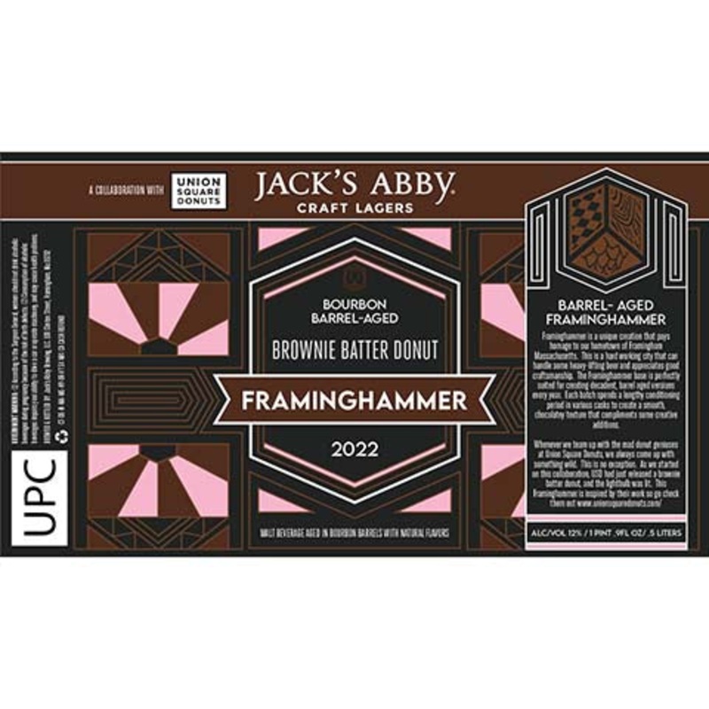 Jack’s Abby Framinghammer Brownie Batter Donut 2022 16OZ SINGLE CAN