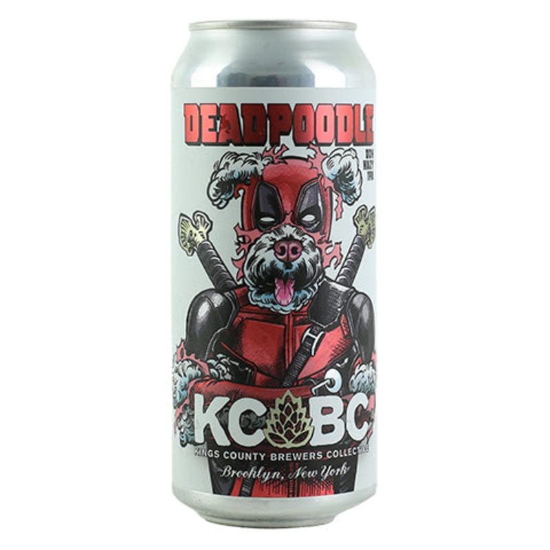 Kings County Brewers Collective Deadpoodle DDH Hazy IPA 16OZ SINGLE CAN