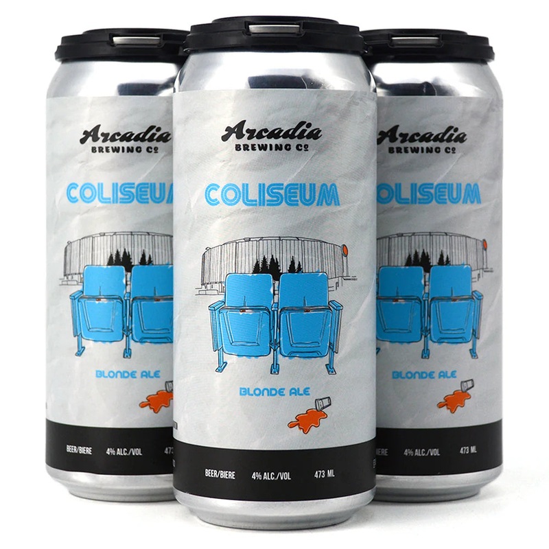 ARCADIA COLISEUM BLONDE ALE 473ML 4PK CAN @ St. Albert [1030657] 1892 ml