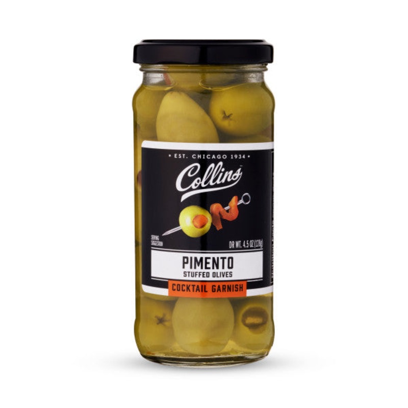 COLLINS PIMENTO STUFFED OLIVES 4.5OZ @ Township [1057604] 133 ml