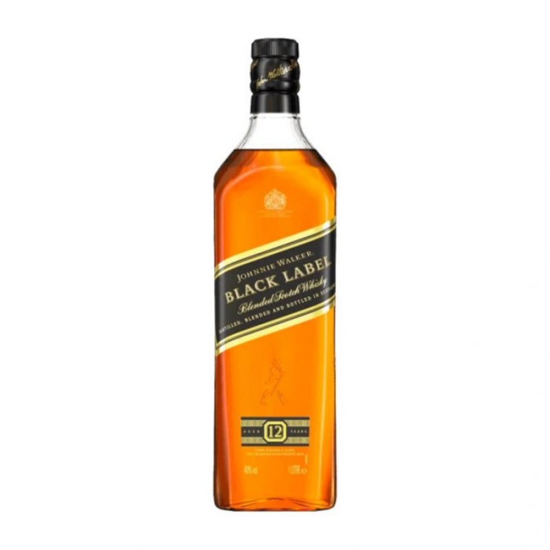 Johnnie Walker Black Label 1L (Naked – No Box)