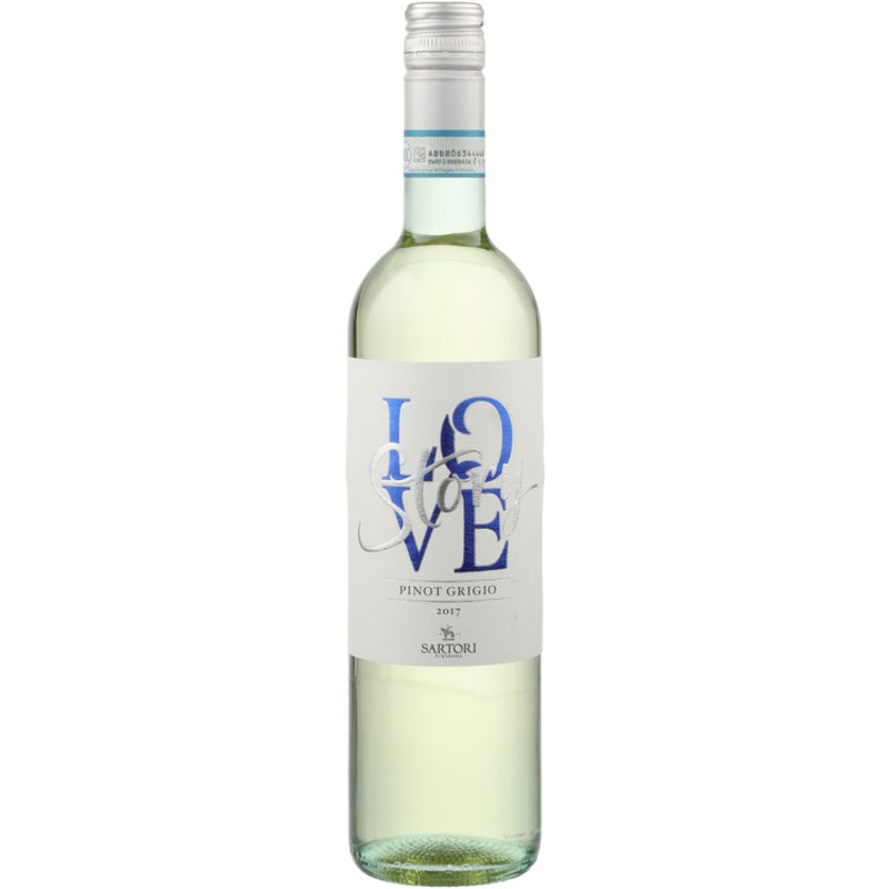 SARTORI DI VERONA PINOT GRIGIO LOVE STORY DELLE VENEZIE 750ML 750ML