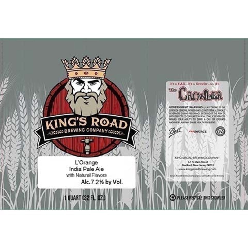King’s Road L’Orange IPA 32OZ SINGLE CAN