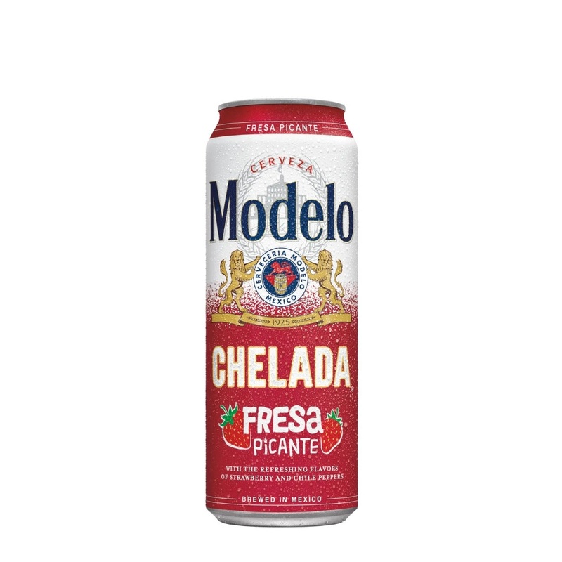 Modelo Chelada Fresa Picante Beer 24 fl oz