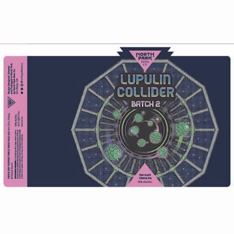 North Park Lupulin Collider Batch 2 TDH Hazy TIPA 16OZ SINGLE CAN