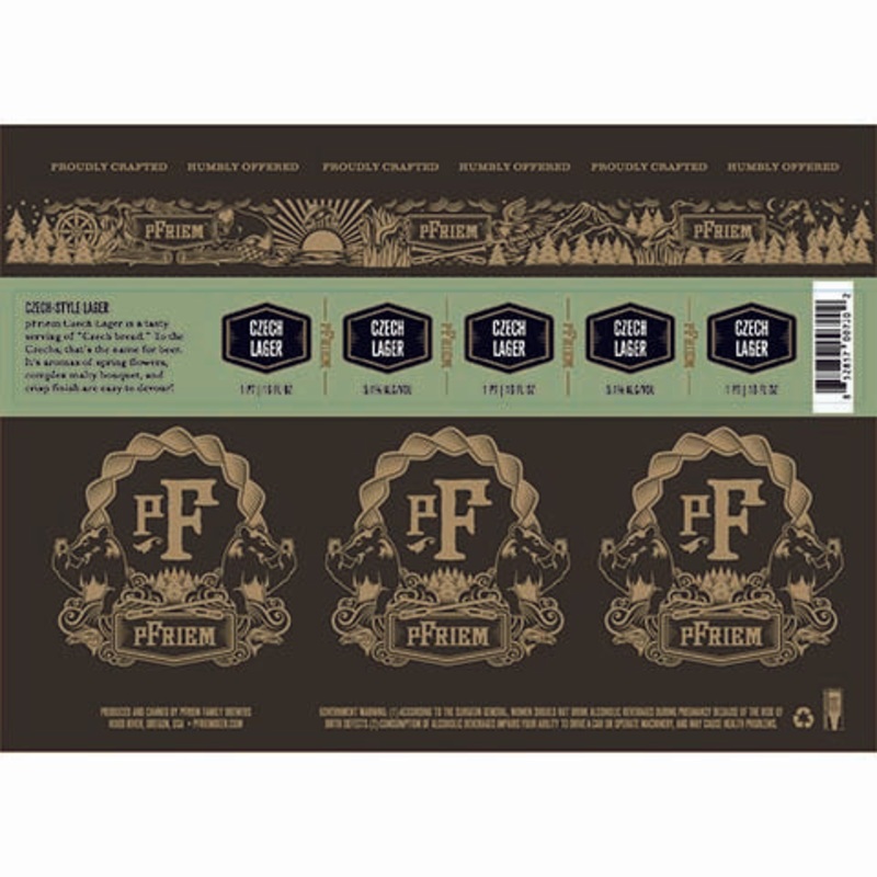 pFriem Czech Lager 16OZ SINGLE CAN