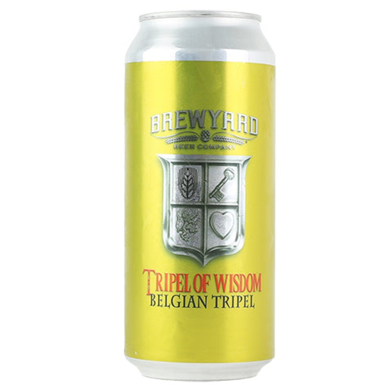 Brewyard The Tripel of Wisdom Belgian Tripel 16OZ SINGLE CAN