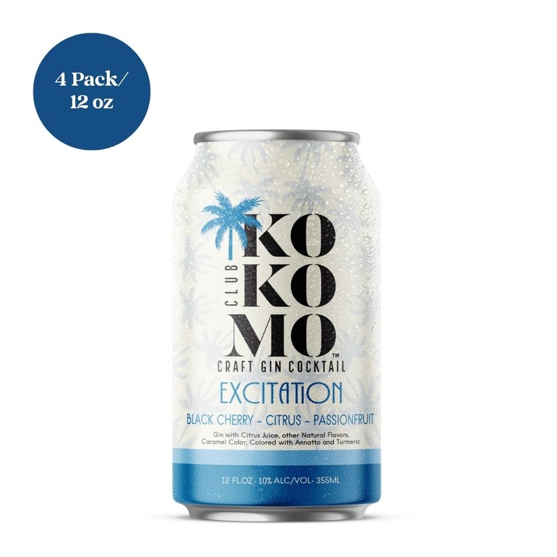 Club Kokomo Craft Rum Cocktail – Excitation 4pk 12 fl oz Cans