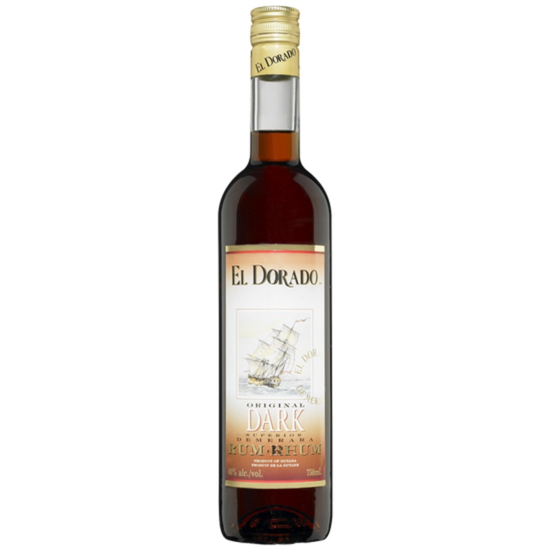 EL DORADO DARK RUM 750 ML