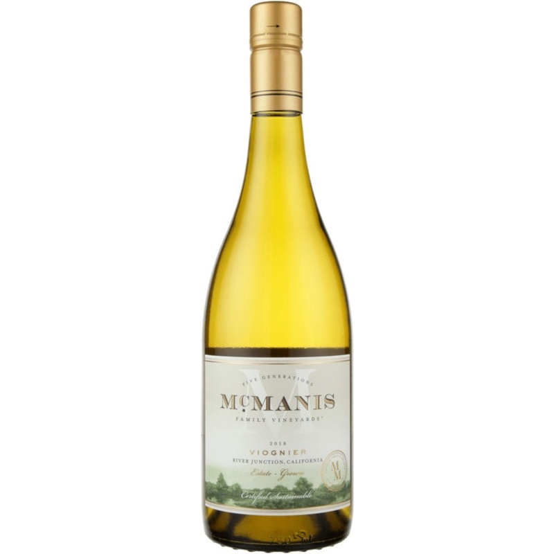 MCMANIS FAMILY VINEYARDS VIOGNIER RIVER JUNCTION 750ML 750ML