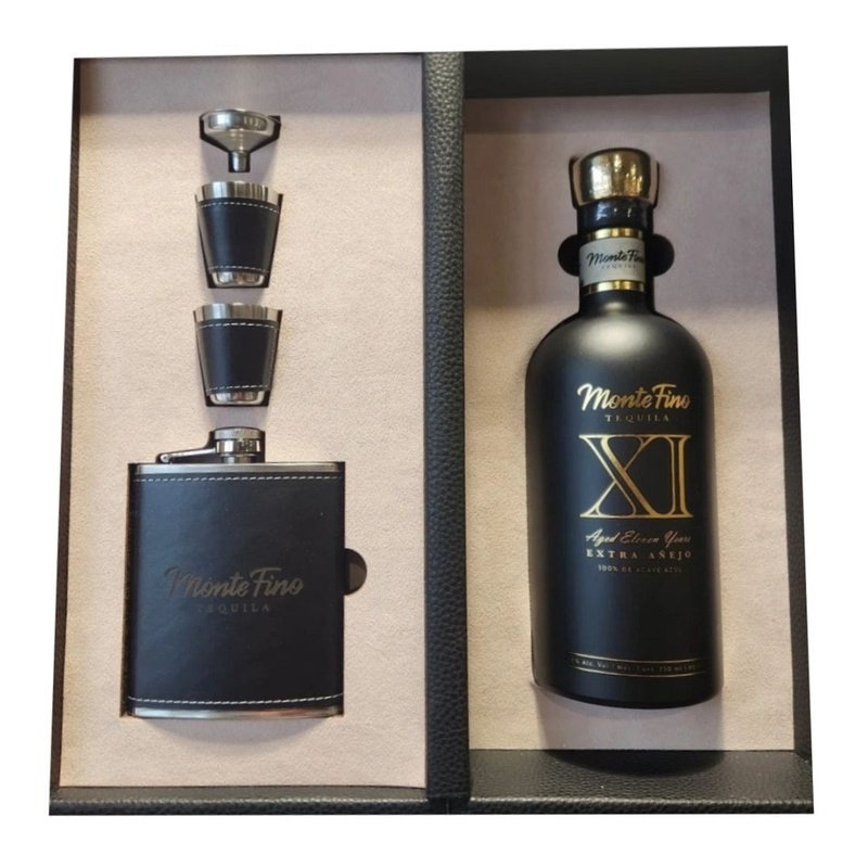 Monte Fino XI Year Aged Extra Anejo Tequila Gift Set 750ML BTL