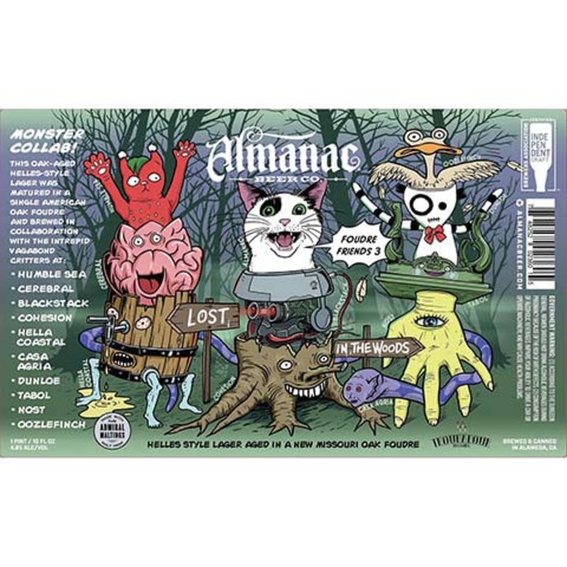 Almanac Foeder Friends 3 Helles Style Lager 16OZ SINGLE CAN