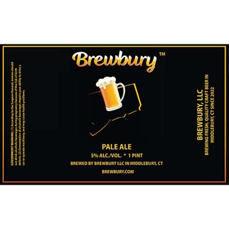 Brewbury Pale Ale 16OZ SINGLE CAN