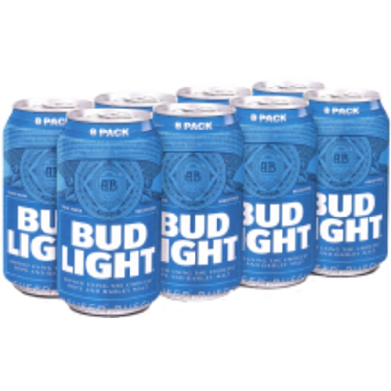 BUD LIGHT 8 PCK CAN