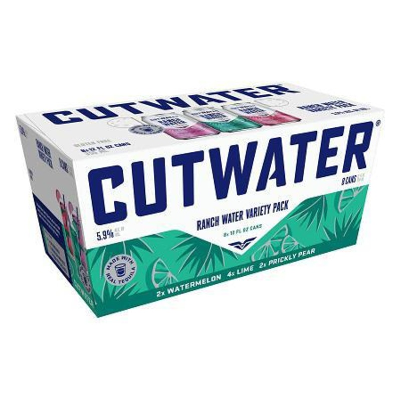 Cocktail Cutwater 8pk Tequila Ranch Water Variety