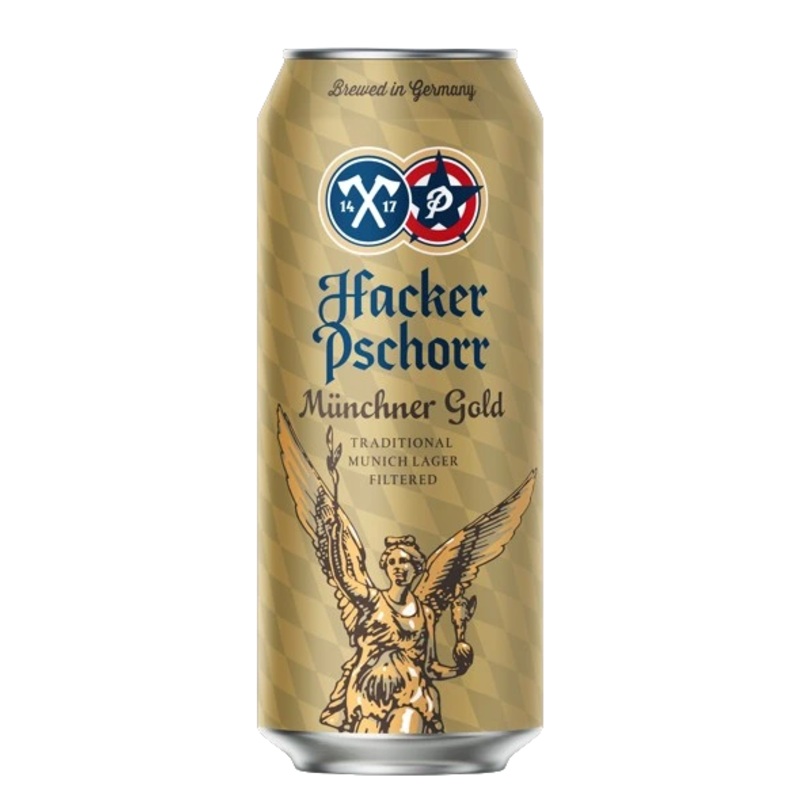 HACKER PSCHORR MUNICH GOLD LAGER 500ML CAN @ Airdrie [1014177] 500 ml