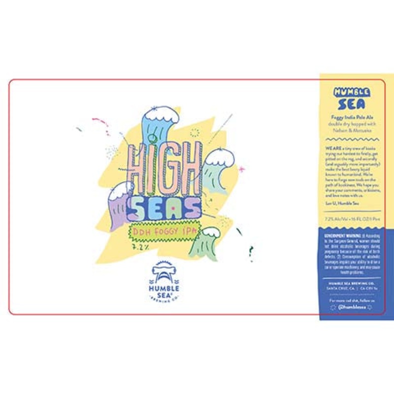 Humble Sea High Seas Foggy IPA 16OZ SINGLE CAN