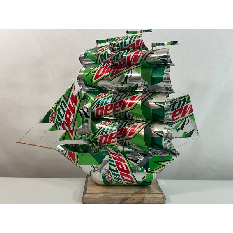 Mountain Dew Diet Soda Can Ship