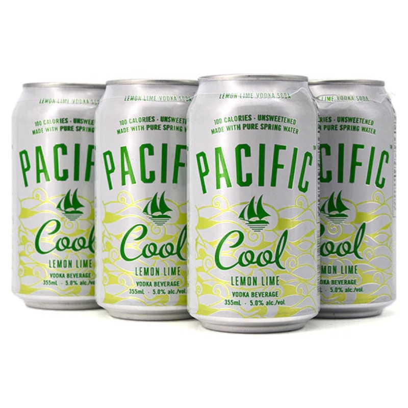 PACIFIC COOL LEMON LIME VODKA SODA 355ML 6PK CAN @ Kelowna [1029284] 2130 ml