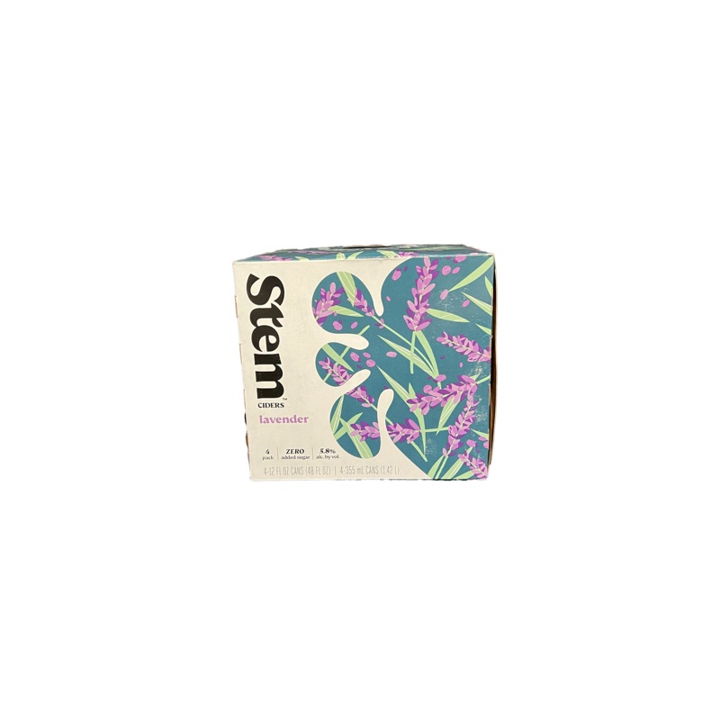 Stem Lavender Cider 4 Pack Cans