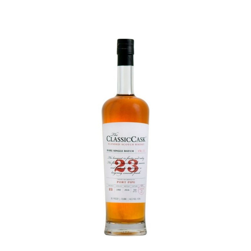 The Classic Cask 23 Blended Scotch Whisky Port Pipe Whisky SW.111 750mL