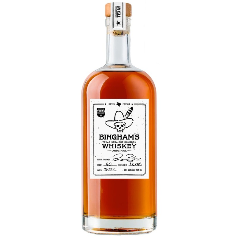 Bingham’s Bourbon Original A Certified Texas Whiskey by Ryan Bingham