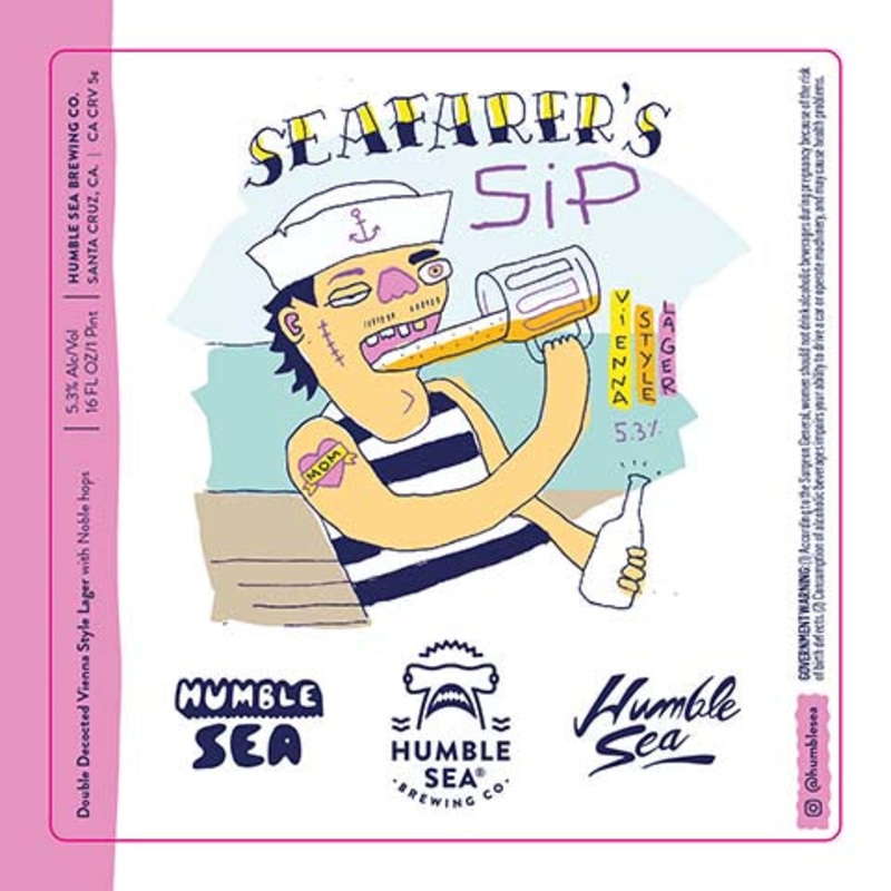 Humble Sea Seafarer’s Sip Lager 16OZ SINGLE CAN