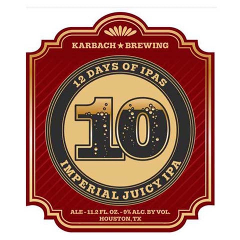 Karbach 10 Imperial Juicy IPA 11.2OZ SINGLE BTL