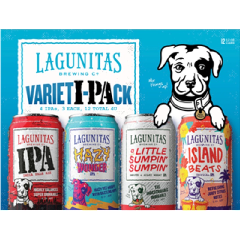 Lagunitas IPA Variety Pack 24 – 12oz Cans, 12 Pack