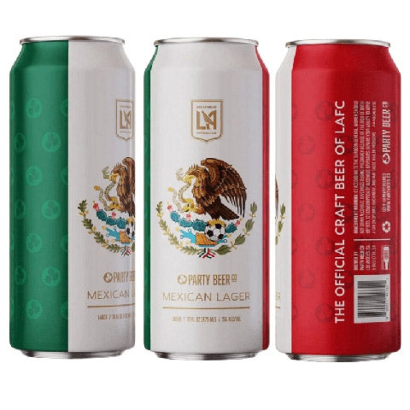 Party Beer LAFC Mexican Lager 16OZ SINGLE CAN