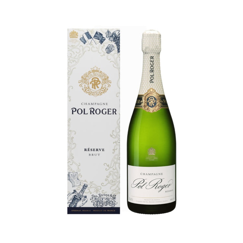 POL ROGER CHAMPAGNE BRUT W/ GIFT BOX 750ML 750ML