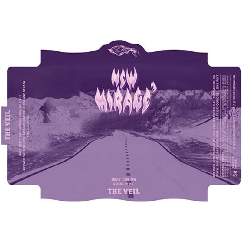 The Veil New Mirage3 Hazy TDH IPA 16OZ SINGLE CAN