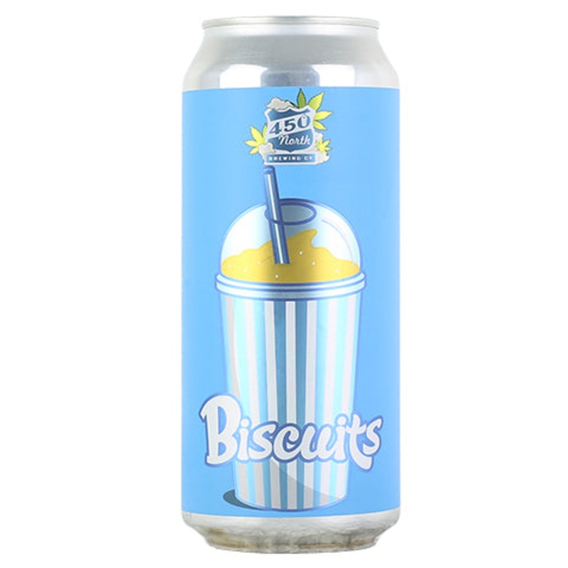 450 North Biscuits Slushy XXL Smoothie-Style Sour 16OZ SINGLE CAN