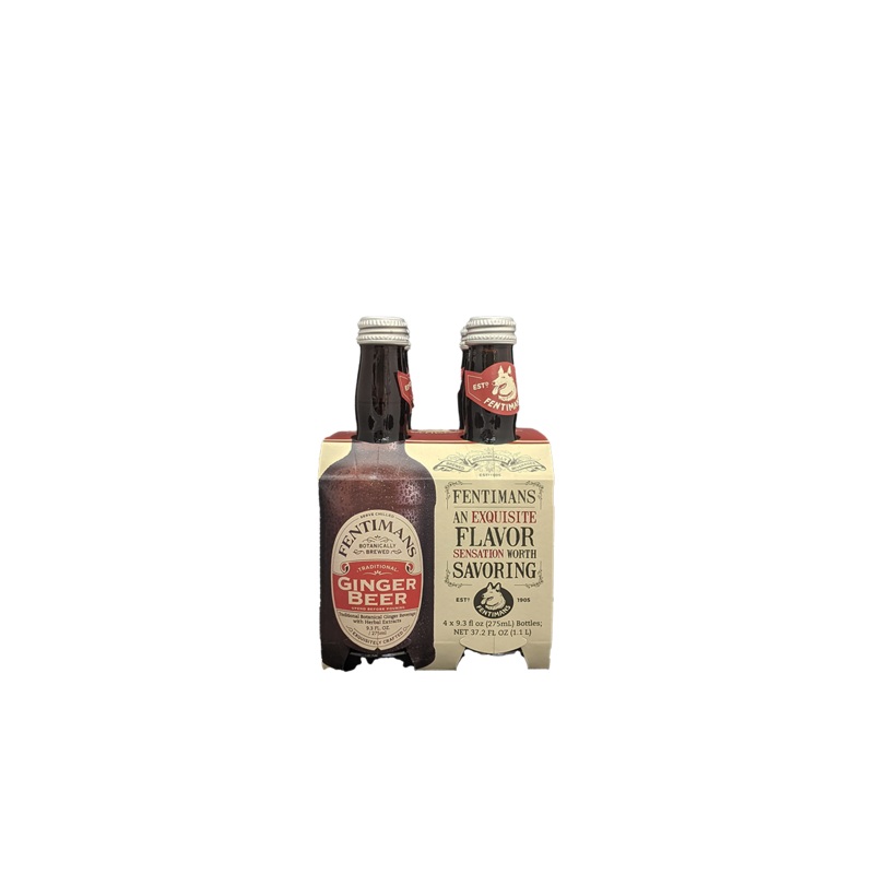 Fentimans Ginger Beer 4 Pack Bottles