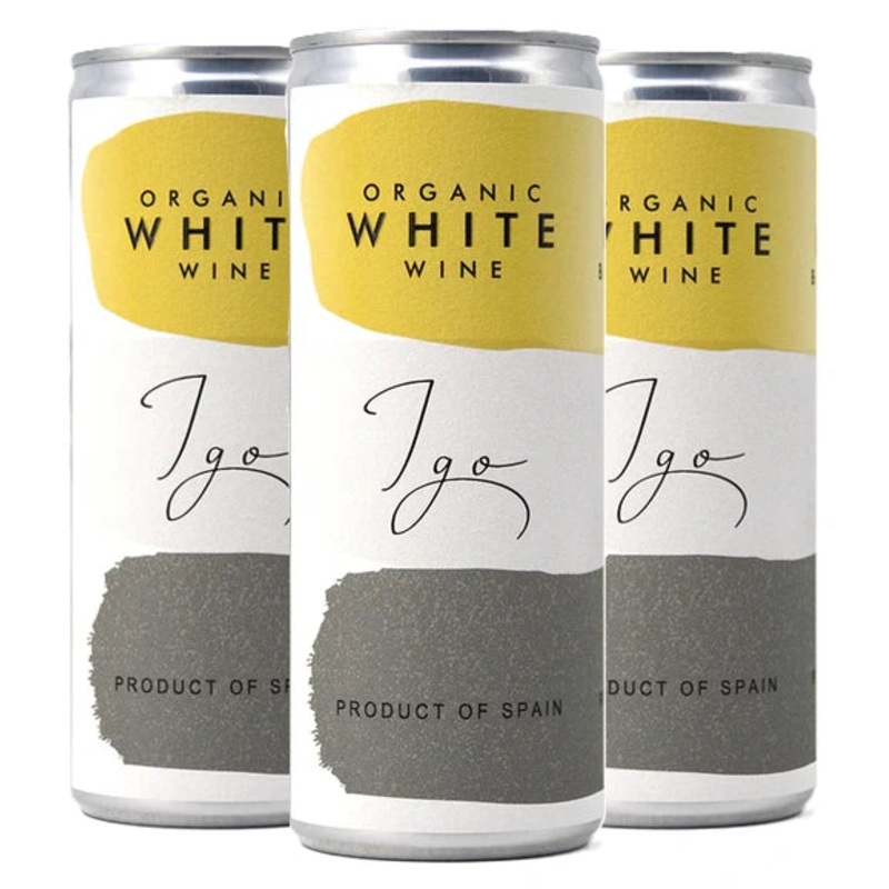 IGO ORGANIC WINE WHITE 250ML 4PK CAN @ Lethbridge [1041246] 1000 ml