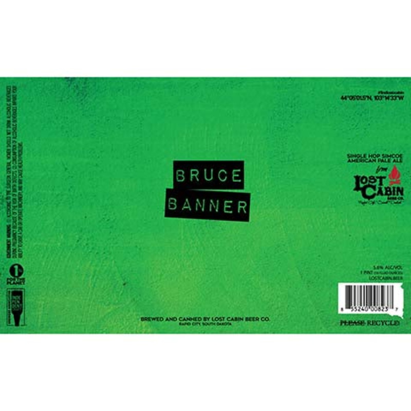 Lost Cabin Bruce Banner Pale Ale 16OZ SINGLE CAN