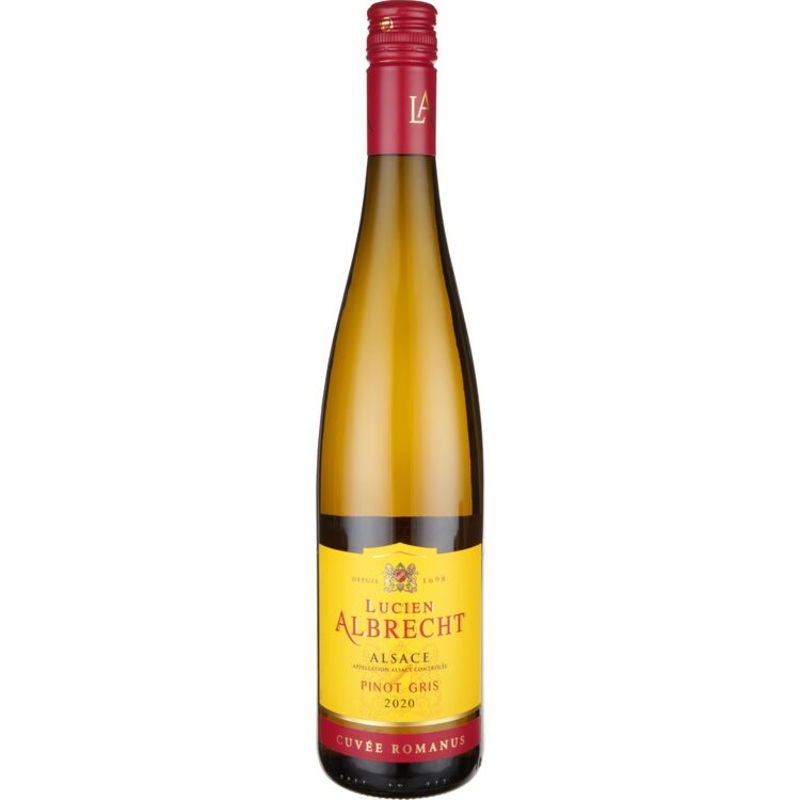 LUCIEN ALBRECHT PINOT GRIS CUVEE ROMANUS ALSACE 2020 750ML 750ML