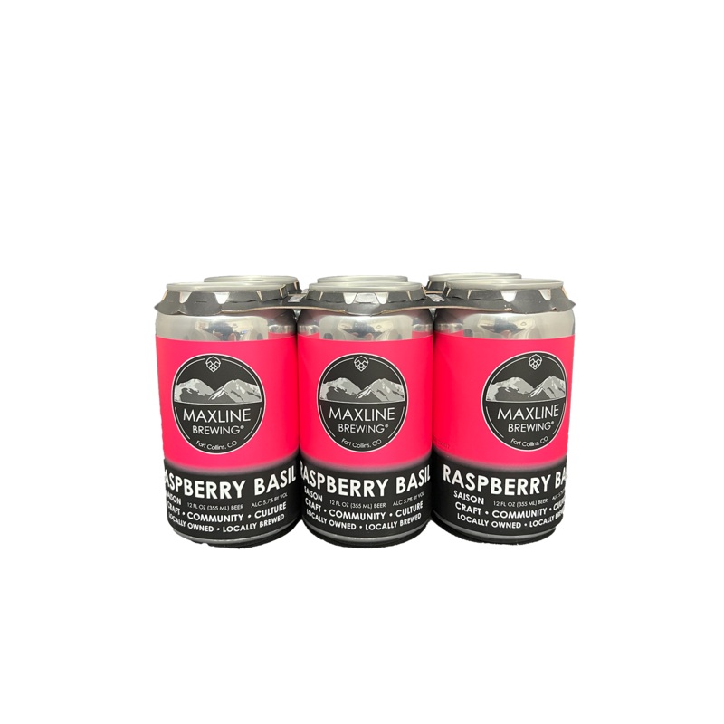 Maxline Raspberry Basil Saison 6 Pack Cans