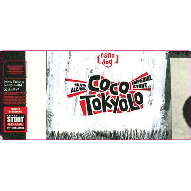 Nanodog Coco Tokyolo Imperial Stout 16OZ SINGLE CAN
