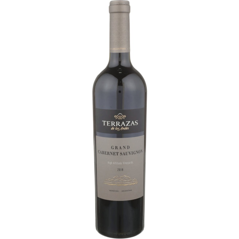 TERRAZAS DE LOS ANDES GRAND CABERNET SAUVIGNON HIGH ALTITUDE VINEYARDS MENDOZA 2018 750ML 750ML