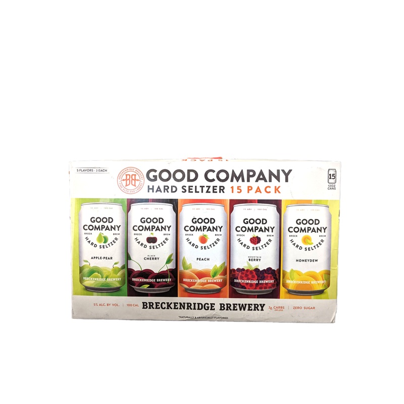 Breckenridge Good Company Seltzer Variety 15 Pack Can