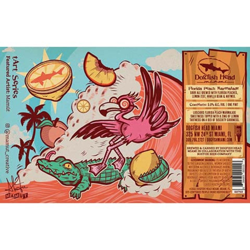 Dogfish Head Florida Peach Marmalade Sour Ale 16OZ SINGLE CAN