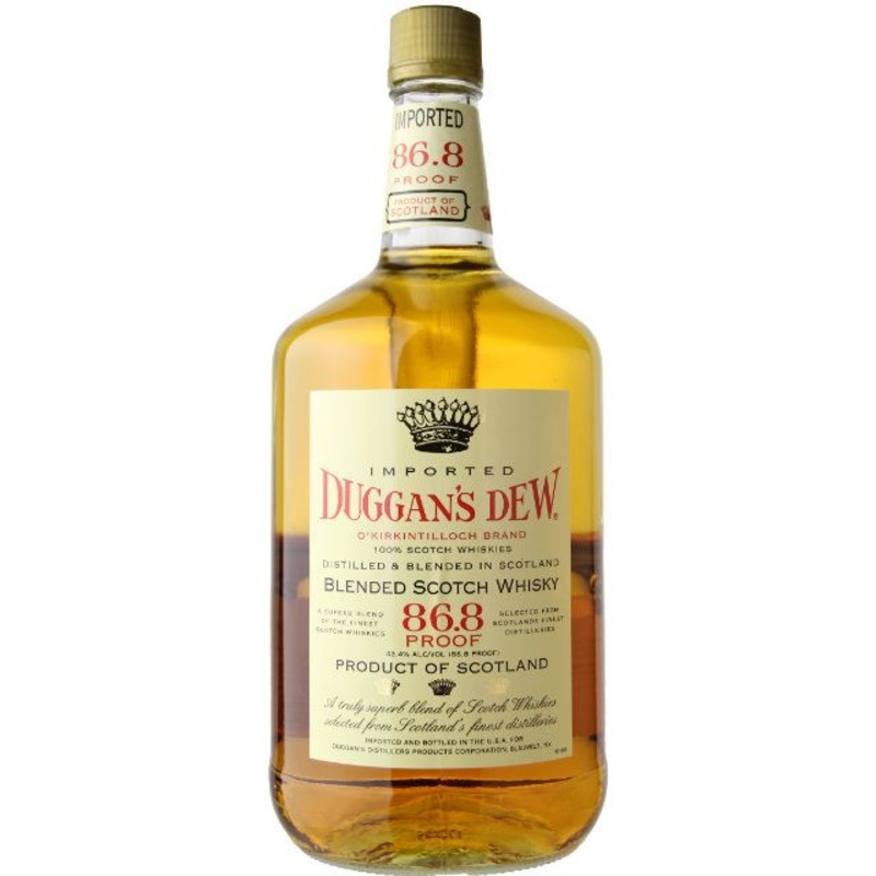 Duggans Dew Blended Scotch 86.8 1.75 Liters