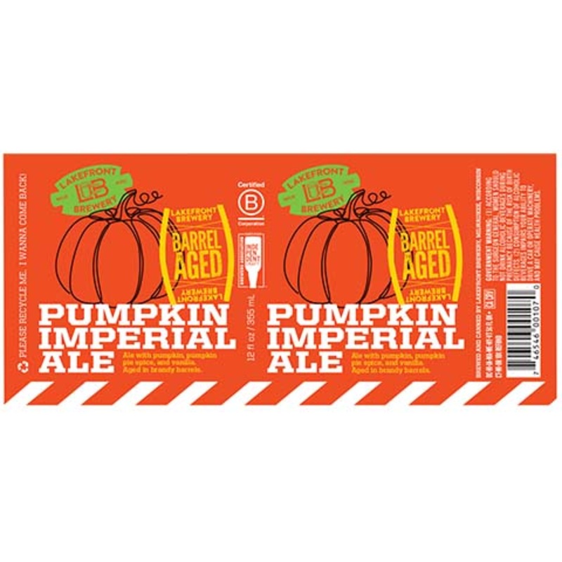 Lakefront Imperial Pumpkin Ale 12OZ SINGLE CAN