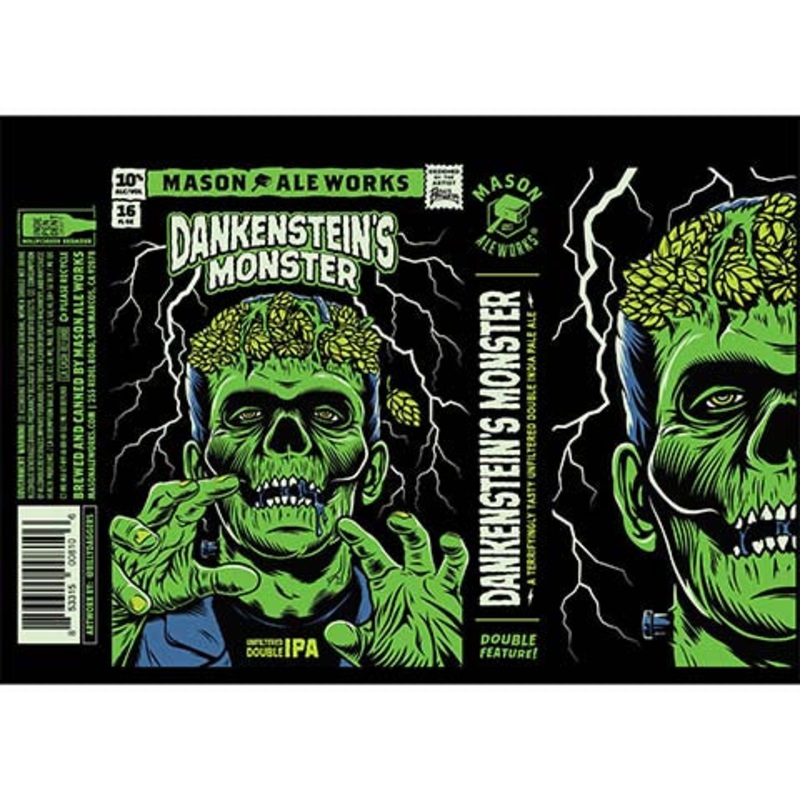 Mason Ale Works Dankenstein’s Monster DIPA 16OZ SINGLE CAN