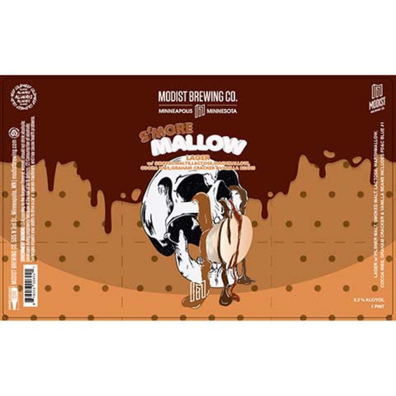 Modist Brewing S’more Mallow Lager 16OZ SINGLE CAN